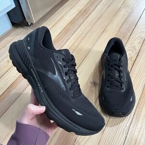 Brooks Adrenaline GTS 23 Mens Running Shoes Black Black Ebony 1103911D020 Size 9